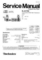 Technics - SLEH-760 - Service manual 